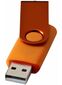 Drejelig metallic USB-nøgle 2GB: Farve: Orange