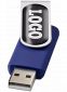 Drejelig USB-nøgle 4GB til doming: Farve: Blå