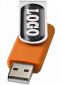 Drejelig USB-nøgle 2GB til doming: Farve: Orange