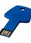 Nøgleformet USB-nøgle 4GB: Farve: Blå