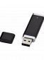 Flat USB-nøgle 2GB: Farve: Sort