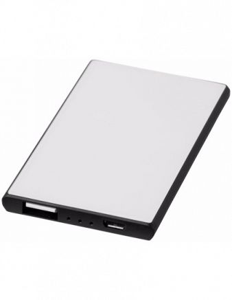 Slim kreditkort powerbank 2000 mAh