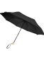 Birgit 21" foldbar vindtæt paraply af genvundet PET: Farve: Sort