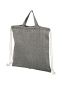 Pheebs rygsæk med snøre og 150 g/m² genvundet materiale 6L: Farve: Sort meleret