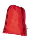 Oriole RPET-rygsæk med snøre 5L: Farve: Rød