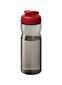 H2O Active® Base Tritan™ 650 ml drikkeflaske med fliplåg: Farve: Koksgrå/rød
