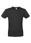 B&C Exact 150 T-shirt, inkl. 1-farvet tryk: Størrelse: XL, Farve: Sort