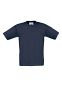 B&C Exact 150 T-shirt, børn, inkl. 1-farvet tryk: Størrelse: 1/2 år, Farve: Navy