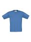 B&C Exact 150 T-shirt, børn, inkl. 1-farvet tryk: Størrelse: 12/14 år, Farve: Azurblå