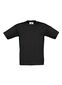 B&C Exact 150 T-shirt, børn, inkl. 1-farvet tryk: Størrelse: 1/2 år, Farve: Sort
