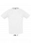 Sols Sporty T-shirt, herre: Størrelse: 2XS, Farve: Hvid