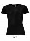 Sols Sporty T-shirt, dame: Størrelse: 2XL, Farve: Sort