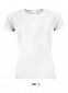 Sols Sporty T-shirt, dame: Størrelse: 2XL, Farve: Hvid