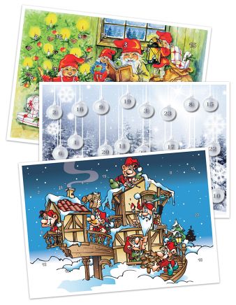 A4 Lågekalender, standard motiv
