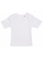 Baby T-shirt med korte ærmer: Størrelse: 18-24 mdr., Farve: Hvid