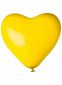 Hjerteballoner med tryk: Farve: Gul