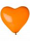 Hjerteballoner med tryk: Farve: Orange