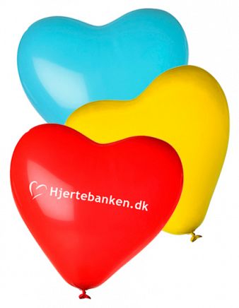Hjerteballoner med tryk